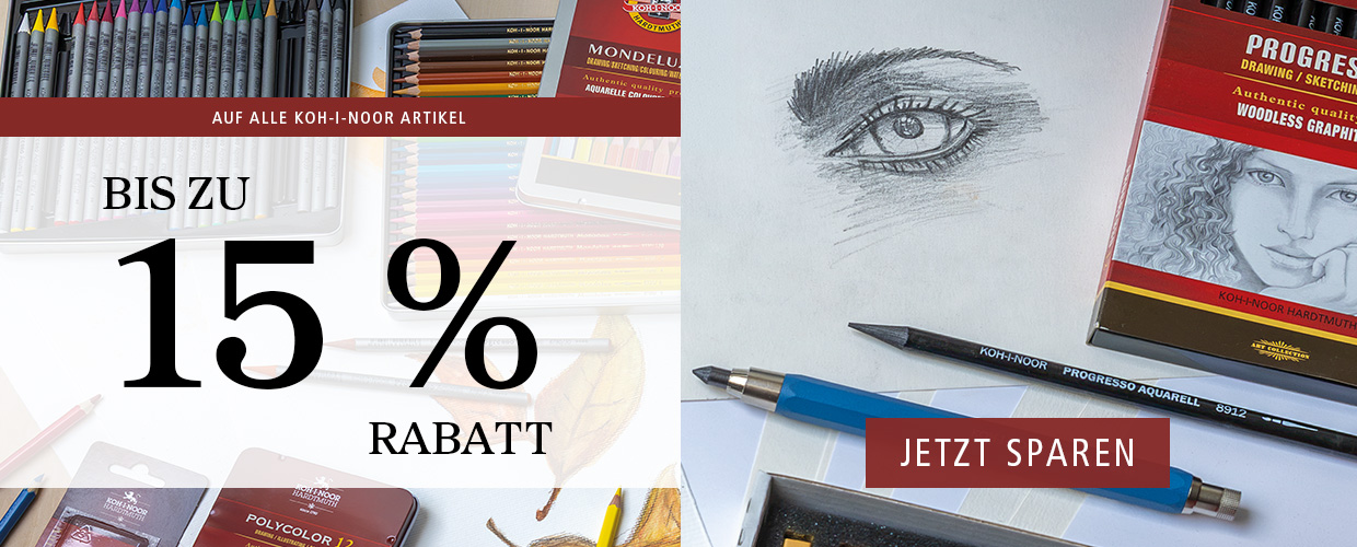 Koh-I-Noor - bis zu 15% Rabatt