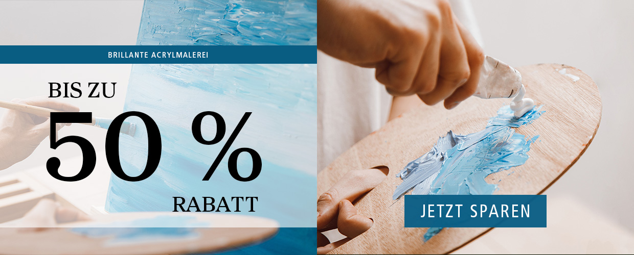 Jetzt bis zu 50% Rabatt auf alles für die Acrylmalerei!
