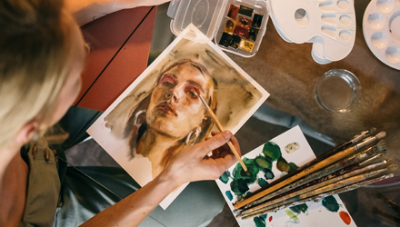 Aquarell - pure Farbe voll Intensität und Leuchtkraft