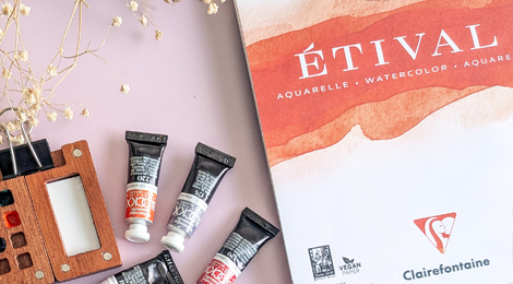 Etival-Aquarellpapier mit Borciani e Bonazzi Pinseln im Test
