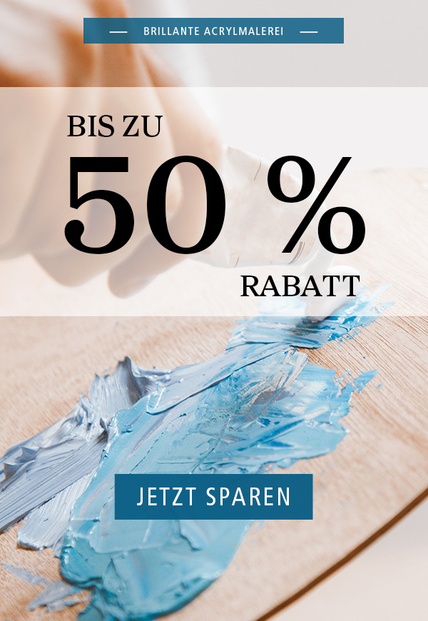 Jetzt bis zu 50% Rabatt auf alles für die Acrylmalerei!